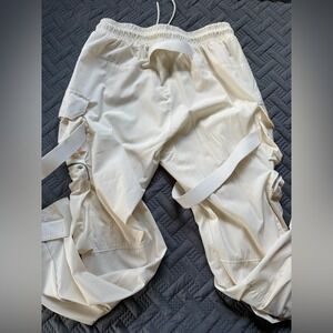 Life Code Progressive V6 Cream Utility Cargo Pants M Unisex Techwear